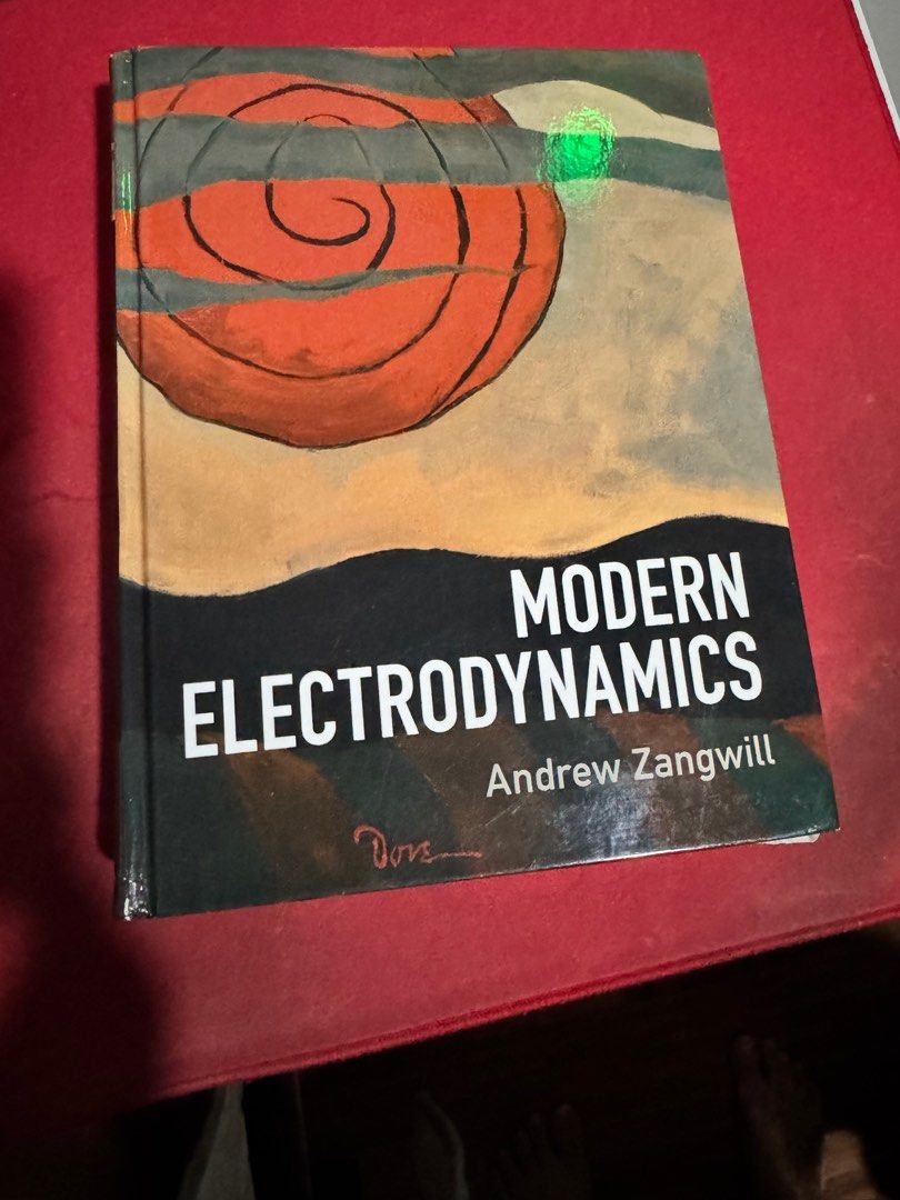 Modern Electrodynamics 1st / First Edition Andrew Zangwill Hardcover / Hardbound (Category: Textbooks) located in Manila. Submitted by toperoni (Listing ID 1392109321, Image 1). Description: What you see is what you get. Has print error the excess papers are print errors and not damaged pages. Negotiable.