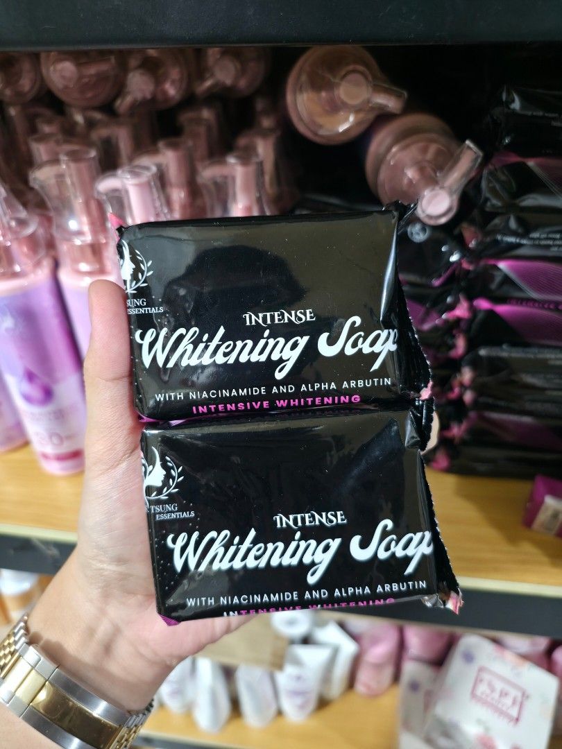 Ms Tsung Intense Whitening soap ONHAND (Category: Bath) located in Manila. Submitted by APPLEGOALS (Listing ID 1392107488, Image 2). Description: 110 each ONHAND ITEMS 🔥 READY FOR DELIVERY ANYTIME ! COD NATIONWIDE 45 minutes delivery only Via Lalamove PM US NOW ! Guaranteed Fast Transaction 🚄 Available For Lalamove Nationwide 🛵 TONDO MANILA LOCATION 📍 Original Brandnew Item ! For nationwide Delivery LBC and J and T Delivery 🚚 "All Items that