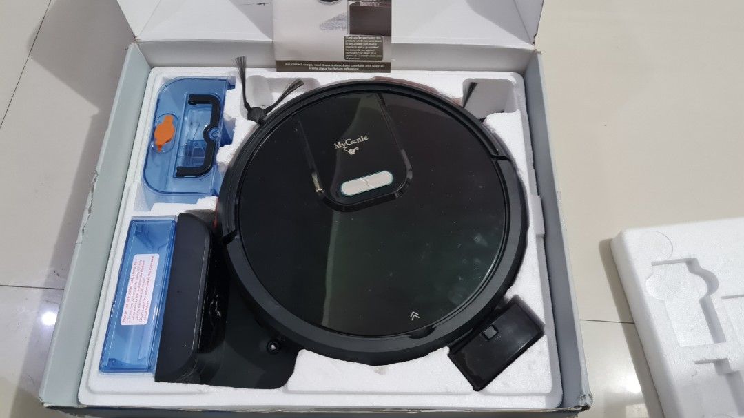 My Genie Roboyic Vacuum from Australia (Category: Vacuum Cleaner & Housekeeping) located in Pasig City. Submitted by ustaq (Listing ID 1392006751, Image 1). Description: My Genie Roboyic Vacuum from Australia unused but tested. working. free to check and test.