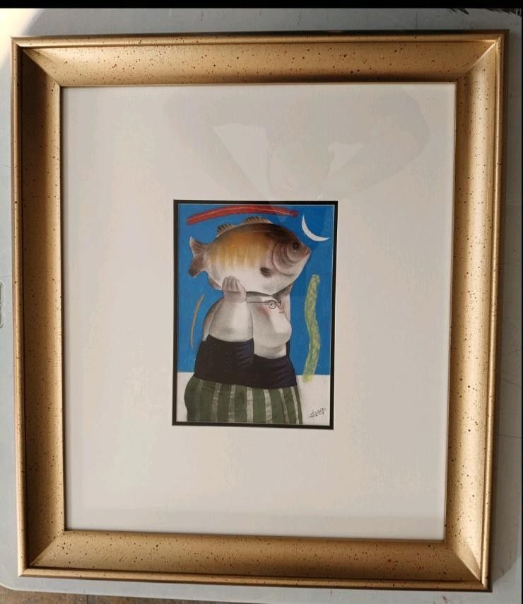 Obemio artwork (Category: Art & Prints) located in Manila. Submitted by megaworld_art (Listing ID 1391934686, Image 1). Description: Roel Obemio 7.5x10.5 inches pastel on paper 2024 23x26 inches size included frame free delivery inside metro manila.