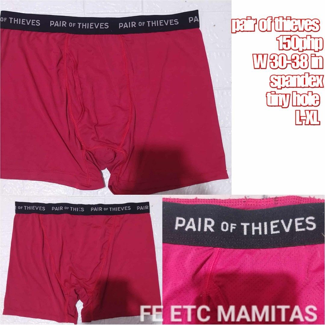 Pair of thieves red l-xl (Category: Underwear) located in Santa Maria. Submitted by usbrands1987 (Listing ID 1392084433, Image 1). Description: .