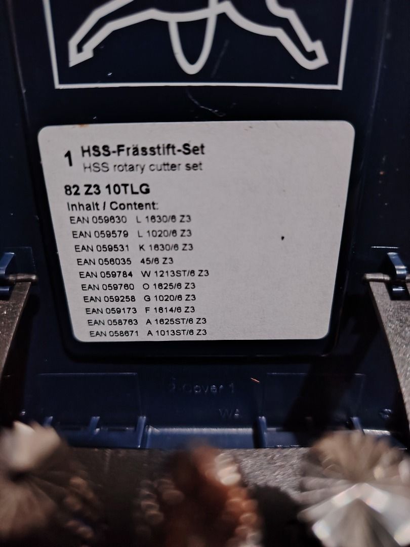 PFERD HSS Rotary Cutter Set (Category: Construction Tools & Equipment) located in Caloocan City. Submitted by hersscherk30564 (Listing ID 1392117179, Image 3). Description: For Sale P10,000 PFERD HSS Rotary Cutter Set - 10pcs HSS milling pens - 6mm Shank diameter Originally bought from Germany for €250 or 15,000php+.
