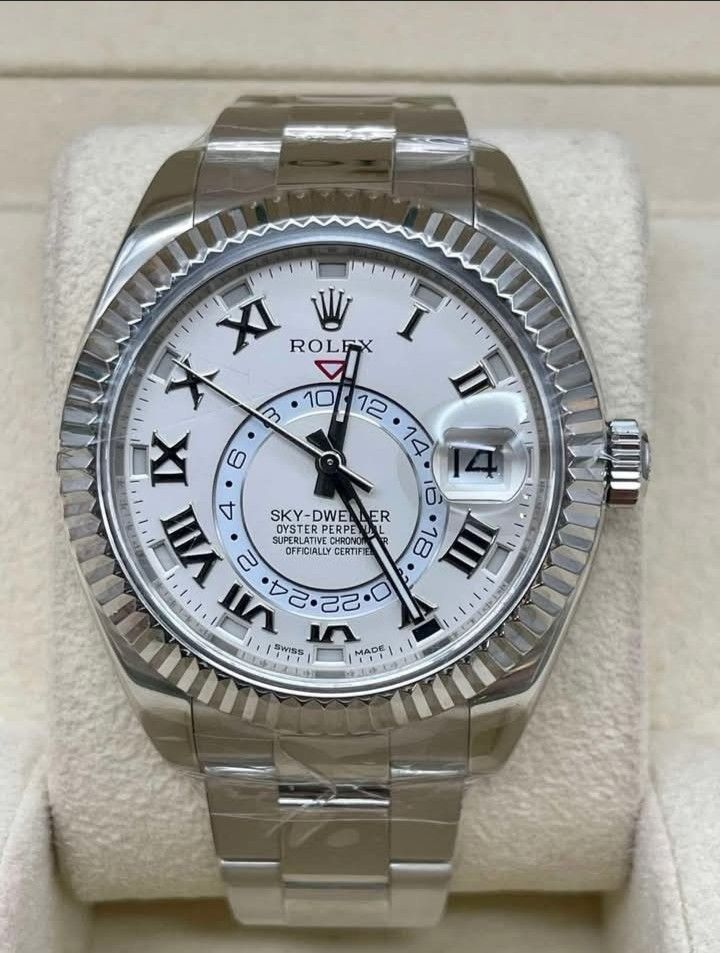 ROLEX SKY DWELLER (Category: Luxury Watches) located in Mandaluyong City. Submitted by mitchdujali (Listing ID 1391947853, Image 1). Description: Rolex Sky - Dweller White gold Brand new, complete set 2.999M Negotiable.
