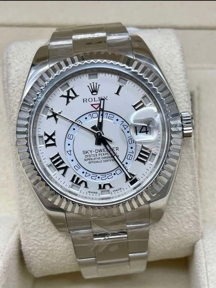 ROLEX SKY DWELLER (Category: Luxury Watches) located in Mandaluyong City. Submitted by mitchdujali (Listing ID 1391947853, Image 2). Description: Rolex Sky - Dweller White gold Brand new, complete set 2.999M Negotiable.