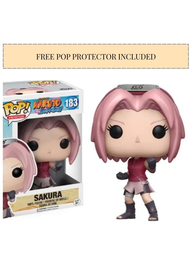 Sakura Funko Pop Naruto (Category: Designer & Blind Box Toys) located in Caloocan City. Submitted by mltoysph (Listing ID 1392077103, Image 1). Description: PLEASE READ EVERYTHING : ***WE ONLY SELL AUTHENTIC ITEMS*** Free protector included Shipping Option : J&T / LBC / Lalamove DISCLAIMER : SHIPPING : Item may not be mint when delivered due to shipping issues, we are not liable for any damages caused by your chosen courier. Buyer assumes the ris