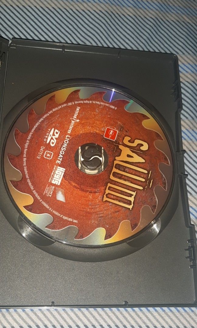 Saw 3 DVD (Category: CDs & DVDs) located in Mauban. Submitted by danielpasamba (Listing ID 1392116630, Image 2). Description: Classic Movie. RFS: No longer in use stuck lang sa bahay..