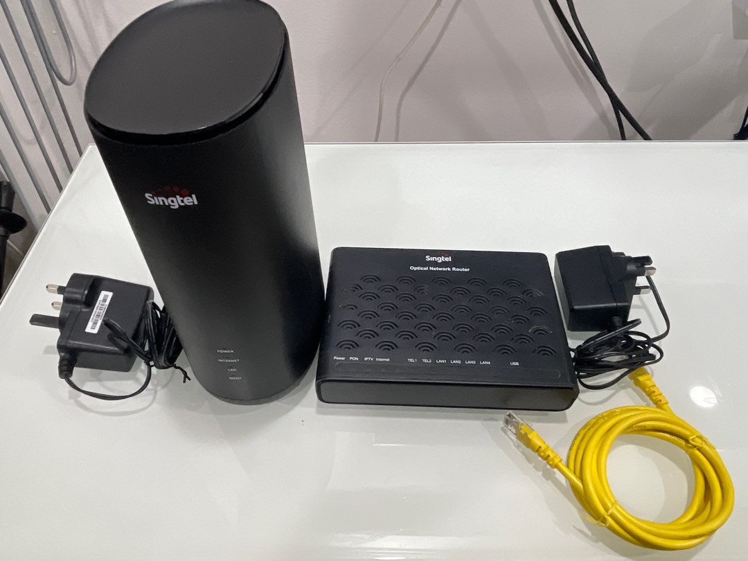 Singtel Optical Network Router, Computers & Tech, Parts & Accessories ...