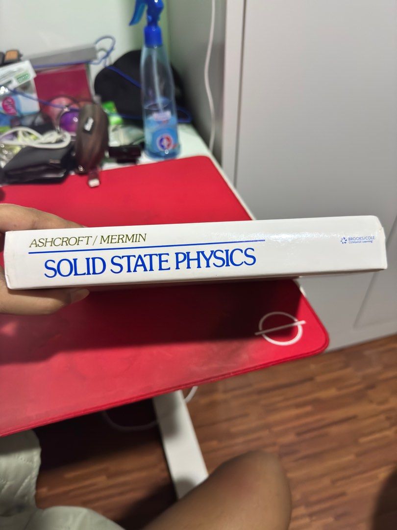 Solid State Physics 1st / First Edition Neil Ashcroft Hardcover / Hardbound (Category: Textbooks) located in Manila. Submitted by toperoni (Listing ID 1392109405, Image 2). Description: What you see is what you get. Firm.