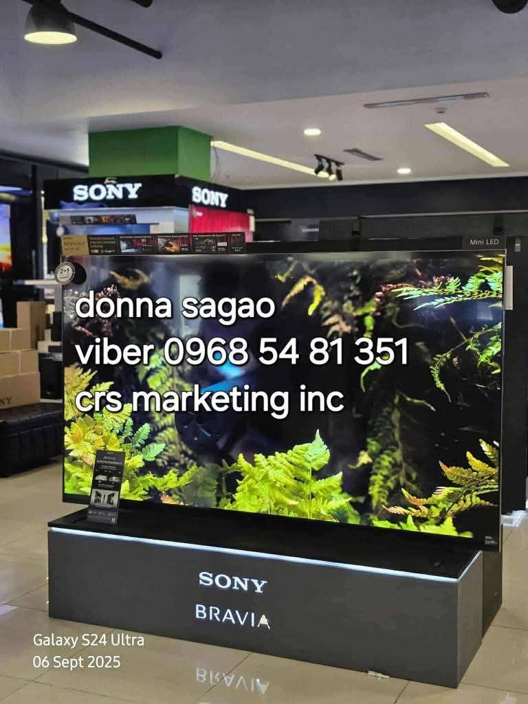 Sony bravia (Category: TV) located in Quezon City. Submitted by daligcon19 (Listing ID 1392057831, Image 1). Description: 💙 SONY BRAVIA 7 SERIES MINILED 65XR70 75XR70 85XR70 GOOGLE TV SONY OLED TV BRAVIA 8 SERIES 55XR80 65XR80 55XR80M2 65XR80M2 💙 BRAVIA 5 SERIES 55XR50 - 62,500 65XR50 - 71,600 75XR50 - 109,900 98XR50 - 272,900 BRAVIA 7 SERIES K65XR70 - 98,900 K75XR70 - 145,000 K85XR70 - 216,500 BRAVIA 8 SERIES K55XR80M2 - 106,900 K65XR80M2 - 13
