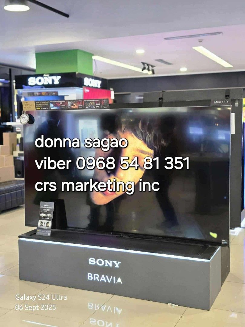 Sony bravia 7 (Category: TV) located in Manila. Submitted by donnasagao03665 (Listing ID 1392076265, Image 3). Description: 💙 SONY BRAVIA 7 SERIES MINILED 65XR70 75XR70 85XR70 GOOGLE TV SONY OLED TV BRAVIA 8 SERIES 55XR80 65XR80 55XR80M2 65XR80M2 💙 BRAVIA 5 SERIES 55XR50 - 62,500 65XR50 - 71,600 75XR50 - 109,900 98XR50 - 272,900 BRAVIA 7 SERIES K65XR70 - 98,900 K75XR70 - 145,000 K85XR70 - 216,500 BRAVIA 8 SERIES K55XR80M2 - 106,900 K65XR80M2 - 