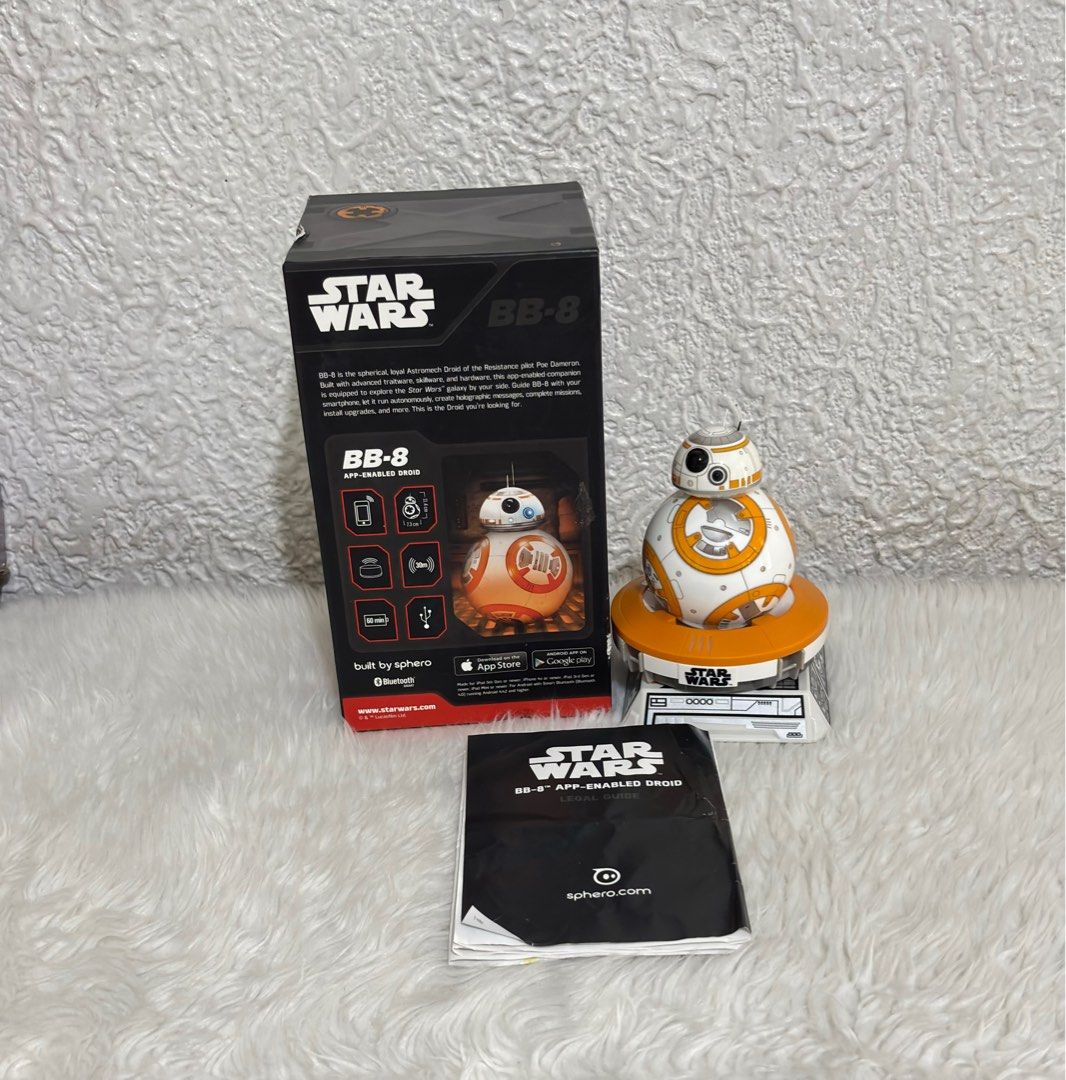Sphero Star Wars BB-8 Droid (Category: Remote Control Toys) located in Paranaque City. Submitted by dalle_closet (Listing ID 1391969702, Image 1). Description: Fully functional (will send video upon request) Halos new pa. Makinis pa Collectible.
