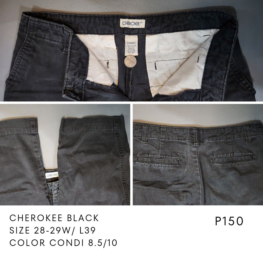 Thirfted & Personal Jeans/ Track pants/ Chinos (Category: Jeans) located in Legazpi City. Submitted by m4rcfronzen (Listing ID 1392079101, Image 2). Description: Please manage your expectations 💎 NO Cancellation of orders 💎 NO Bogus buyers 📍Location: Legazpi City, ALBAY Mode of Payment: GCash, Maya +Shipping Fee outside of Legazpi.