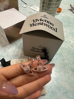 Vivienne Westwood 水晶土星耳環64246533213186110