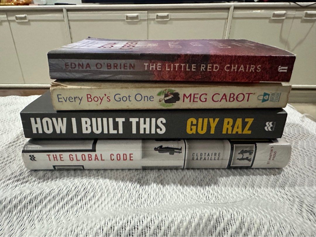 4 books for only P200! (Category: Storybooks) located in San Juan City. Submitted by pepper92 (Listing ID 1392257991, Image 2). Description: -2 non-fiction books about business - 2 fiction books: 1 is a suspense/drama, 1 is romance - The Global Code: still new and sealed! - How I Built This: 4.17/5 Goodreads rating. Based on a popular podcast .