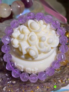 天然水晶💎薰衣草鑽切紫水晶手串 8m64219498882051110