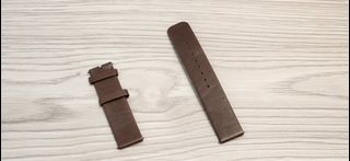 未使用品！ 全新 100% 20mm strap French Lambskin 真皮錶帶 合 Rolex64214073084418110