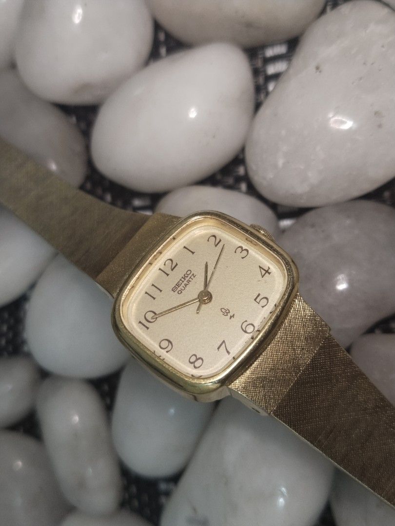 A105 - Seiko Quartz "All Gold" Watch (Category: Luxury Watches) located in Vigan. Submitted by thrift_watch_ilocos (Listing ID 1392120927, Image 1). Description: Solid Gold Plated (SGP).