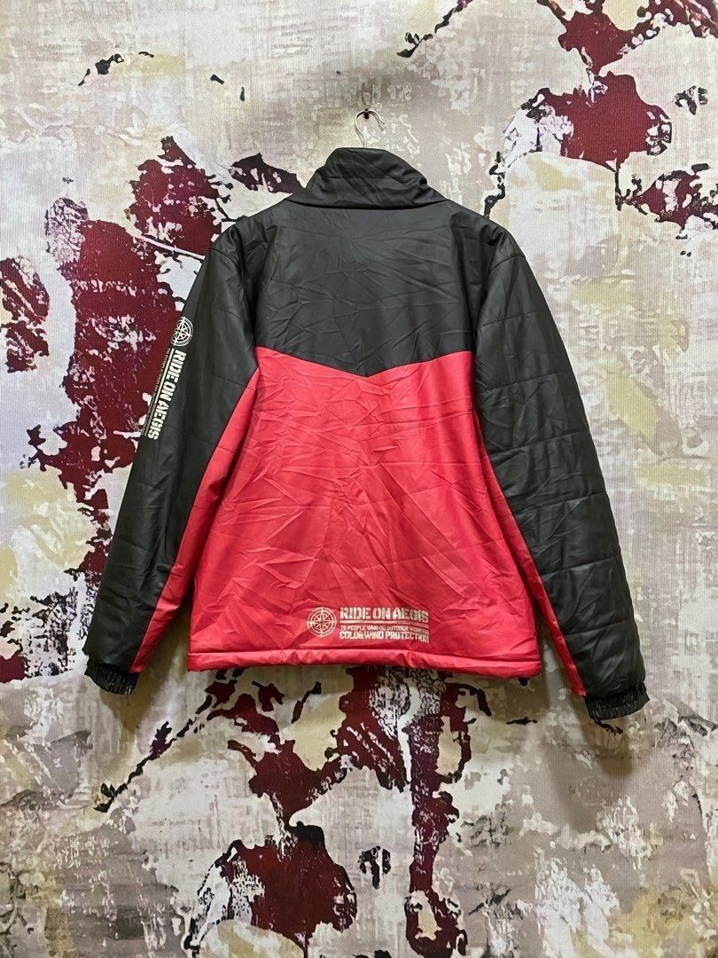 Aegis Cold&Wind Pu Leather Ride Jacket, Men's Fashion, Coats, Jackets ...
