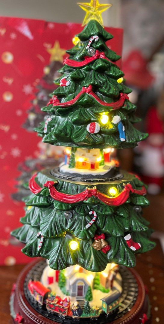 Animated Musical Christmas Tree with Two Moving Trains (Category: Other Home Decor) located in Quezon City. Submitted by thequaintshop (Listing ID 1392138256, Image 2). Description: .