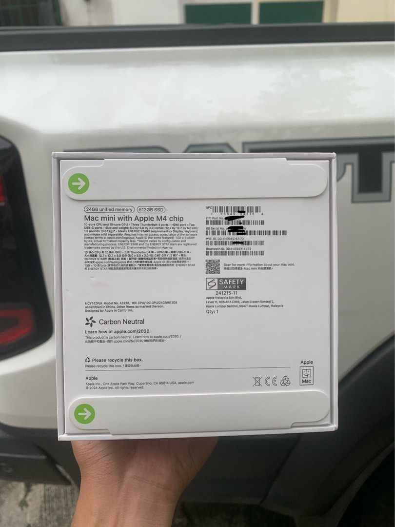 Apple Mac Mini M4 chip 24/512gb (Category: Desktops) located in San Juan City. Submitted by rodelmarllemit (Listing ID 1392173714, Image 3). Description: Brand new Apple Mac Mini M4 Chip 24gb Unified Memory 512gb SSD 10-core CPU 10-core GPU 1 year warranty 7days replacement Mode of Payment: •Cash •Bank Transfer •GCash & Paymaya Installment: •Credit Card •Ggives •Cash on Delivery •Shipping •Meet Up •Trade In You can visit our Physical store in Sta