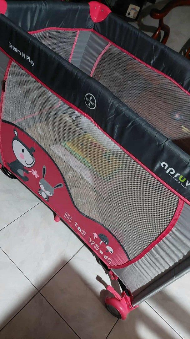 apruva space saver crib (Category: Cots & Cribs) located in Manila. Submitted by bonifacio1421 (Listing ID 1392275279, Image 2). Description: all details are in the uploaded photos.