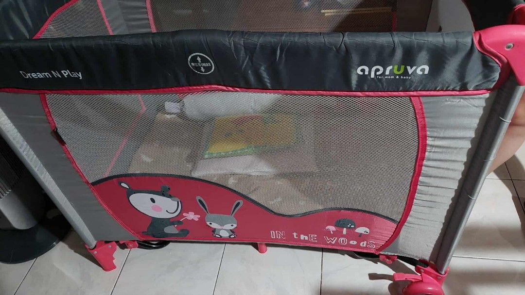 apruva space saver crib (Category: Cots & Cribs) located in Manila. Submitted by bonifacio1421 (Listing ID 1392275279, Image 3). Description: all details are in the uploaded photos.