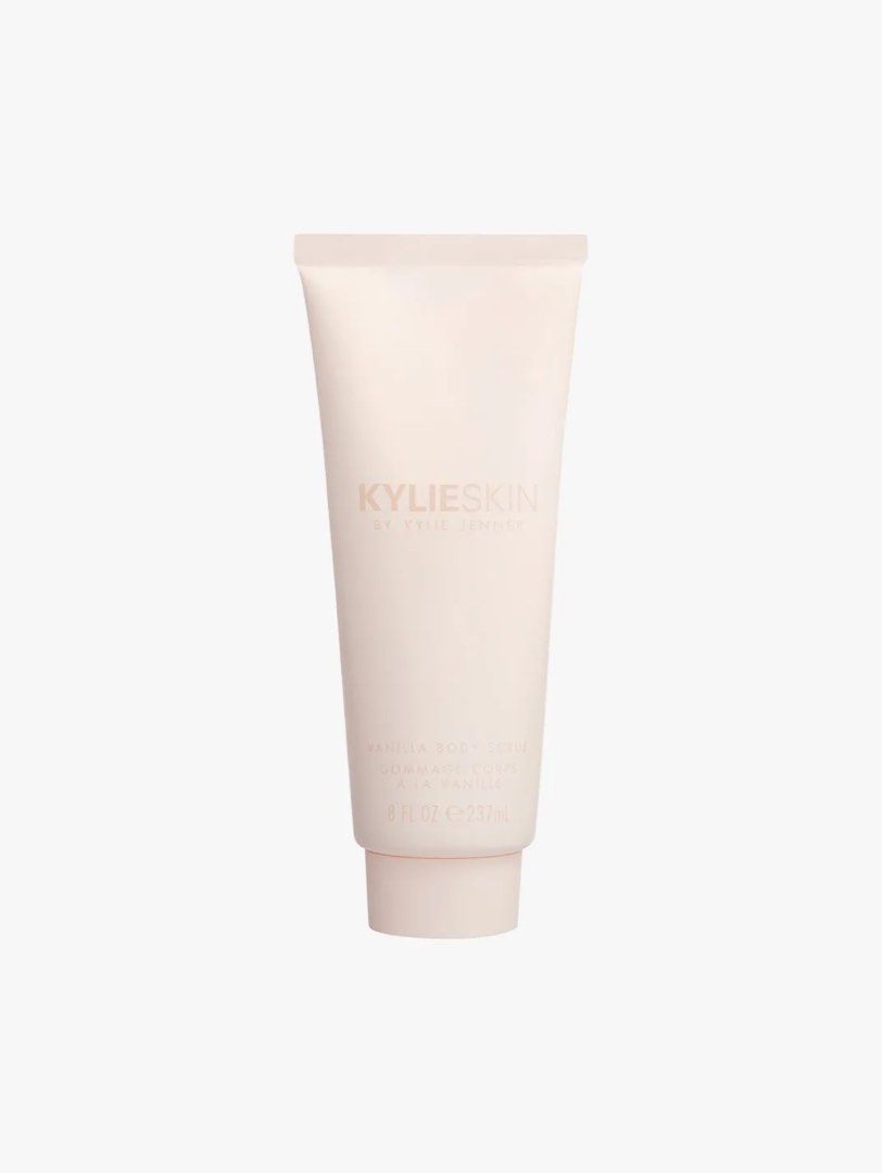 Authentic kylie skin vanilla body scrub (Category: Bath) located in Bulacan. Submitted by femalethings (Listing ID 1392255070, Image 1). Description: fixed, free sf if payo thru j&t authentic, sealed, with box flaw - last pic scratched (from removing sticker tag) - 237ml - bought in canada mop gcash bdo mod j&t.