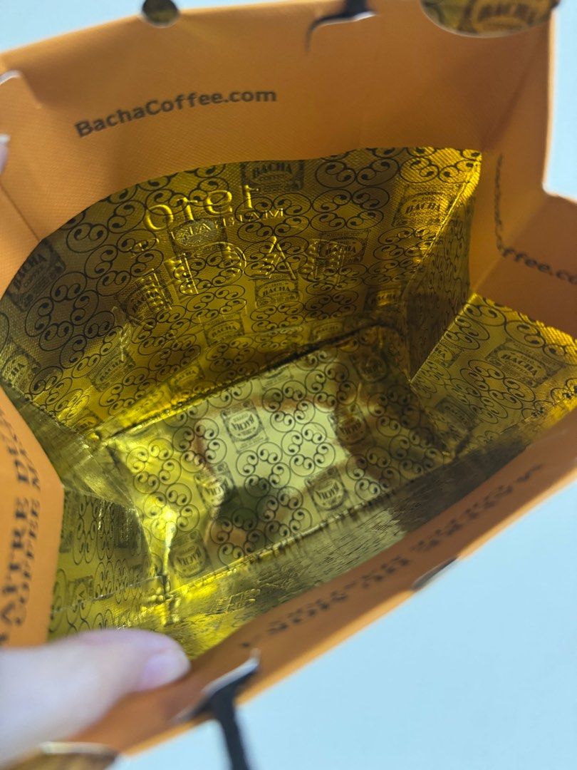 Bacha Coffee Paper Bag (Category: Luxury Bags & Wallets) located in Manila. Submitted by shermaineg (Listing ID 1392163103, Image 2). Description: .
