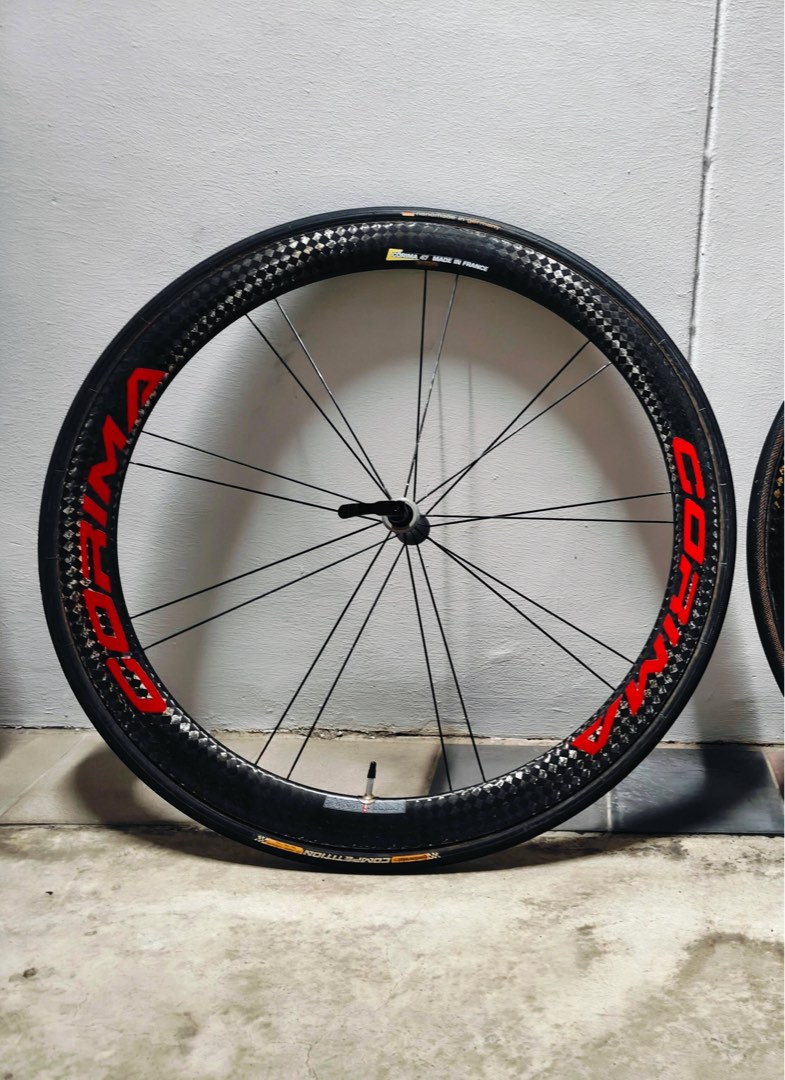 Corima 47 carbon track wheel front fixie fixed gear road bike roadie