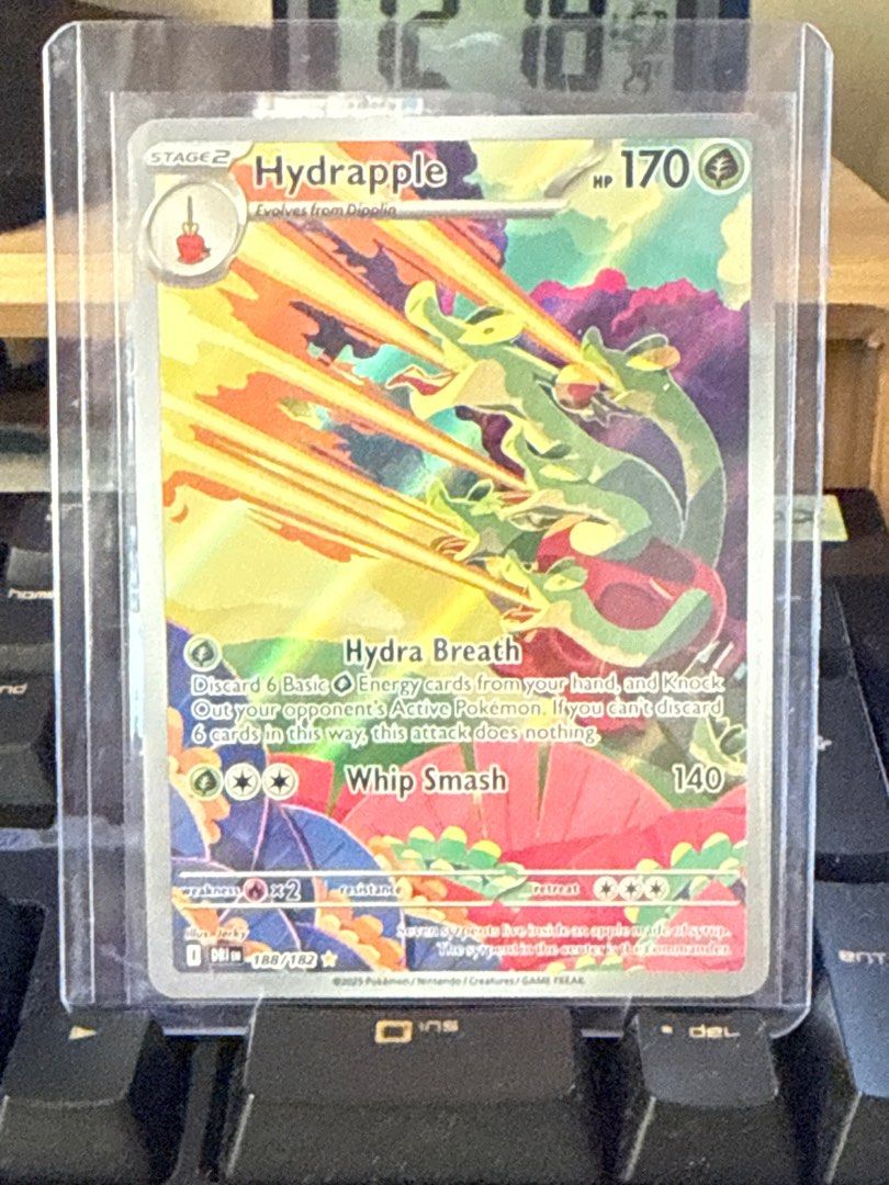 Destined Rivals Pokemon TCG Hydrapple Stage 2 Card, Hobbies & Toys, Toys &  Games on Carousell