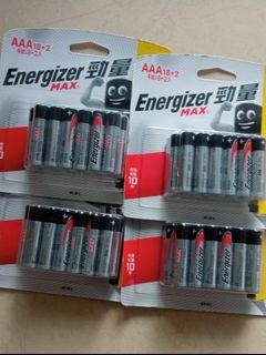 Pilas Energizer AAA, 4 paquetes