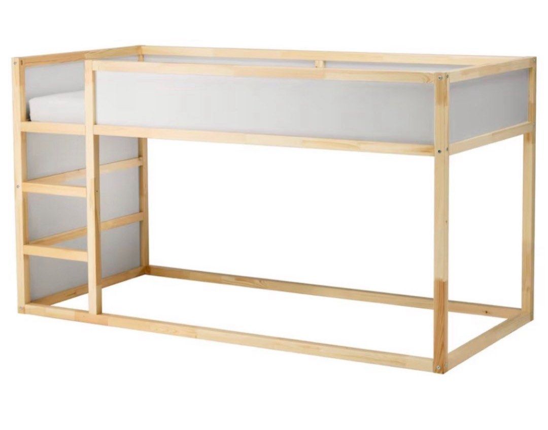 IKEA KURA Loft Bed with House Tent, Furniture Home Living