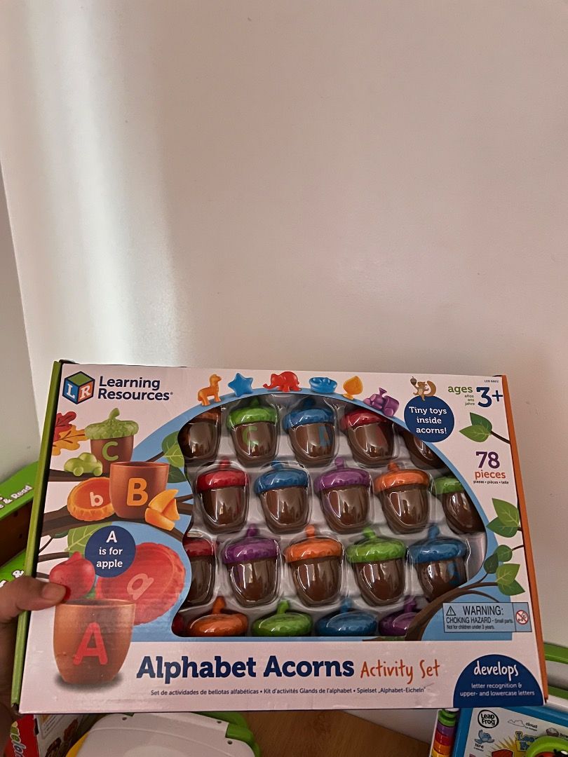 Learning Resources Alphabet Acorns (Category: Infant Playtime) located in Caloocan City. Submitted by goldenriver-f8ce (Listing ID 1392232412, Image 1). Description: Negotiable price..