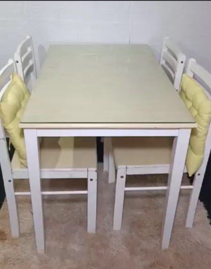 Long Dinning Table (Category: Tables & Sets) located in Pasig City. Submitted by mariasia (Listing ID 1392233736, Image 1). Description: Table lang po not included chairs and glass top.