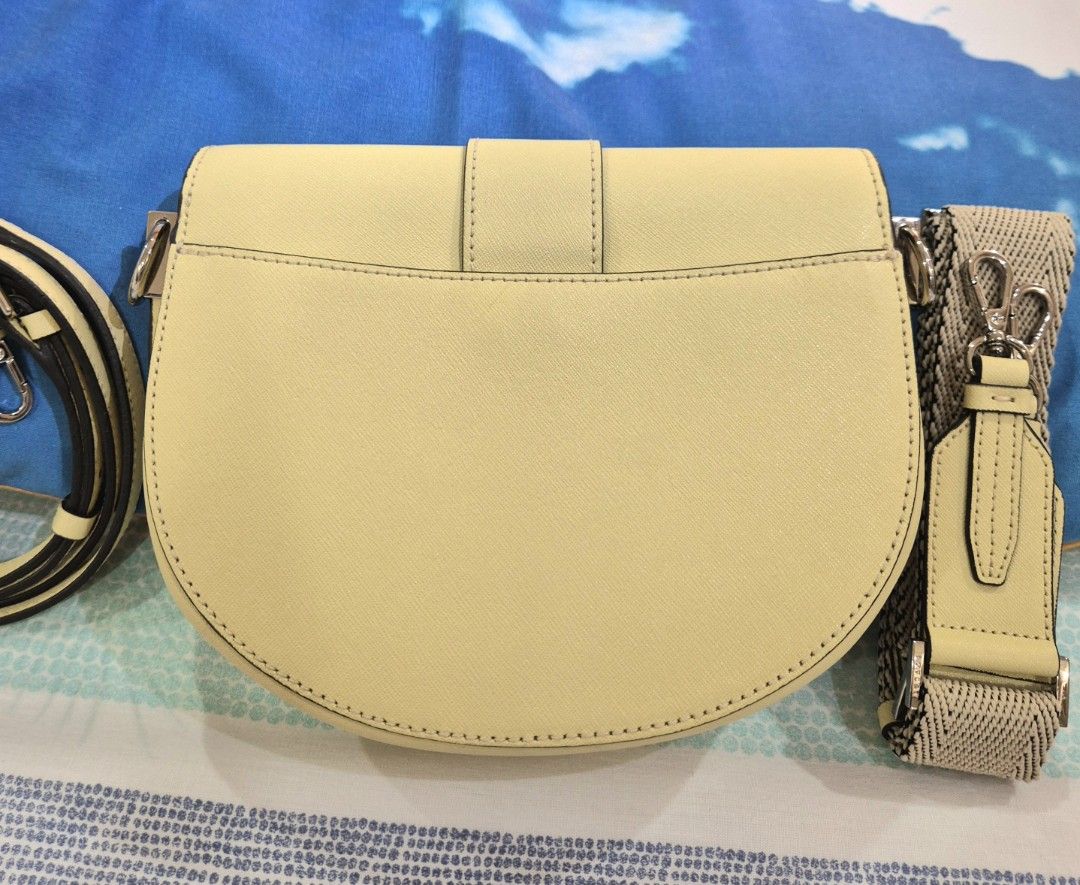 Lovcat Pastel Yellow Saddle Bag (Category: Cross-body Bags) located in Pasay City. Submitted by bbearyoon (Listing ID 1392237093, Image 2). Description: Pm for any questions😊 Free shipping within Metro Manila.