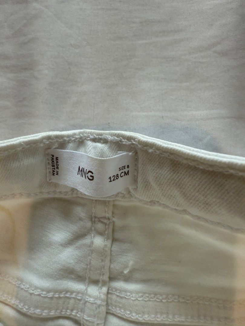 MNG Kids Slim Fit Denim (Category: Babies & Kids Fashion) located in Taguig. Submitted by macncheese (Listing ID 1392170891, Image 3). Description: MNG Kids Slim Fit Denim Like new Size 138cm / 8 y/o Off white .