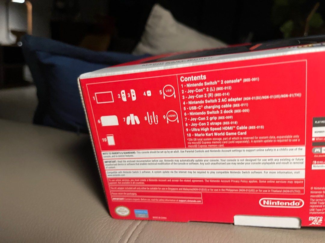 Child's Account Log Into Nintendo Account On Switch Child