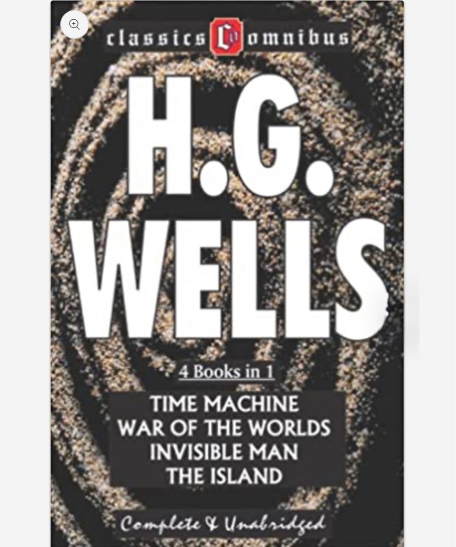 NOVEL 4 books in 1 Time Machine/The War of the Worlds/The Invisible Man ...