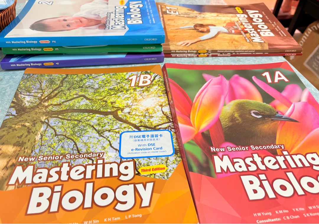 Oxford Mastering Biology 1A, 1B, 2, 3, 4 ,E1,E4, 興趣及遊戲, 書本 & 文具, 教科書 ...