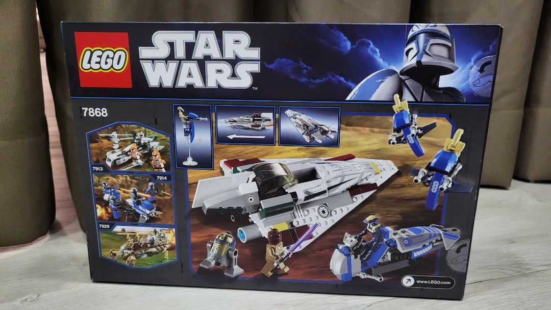 [RARE] Lego Star Wars 7868 Mace Windu's Jedi Starfighter (sealed ...