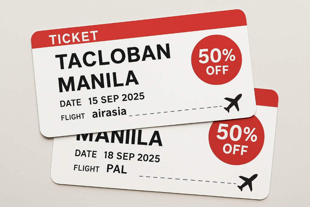 Round Trip Ticket from Tacloban to Manila, Tickets & Vouchers, Flights ...