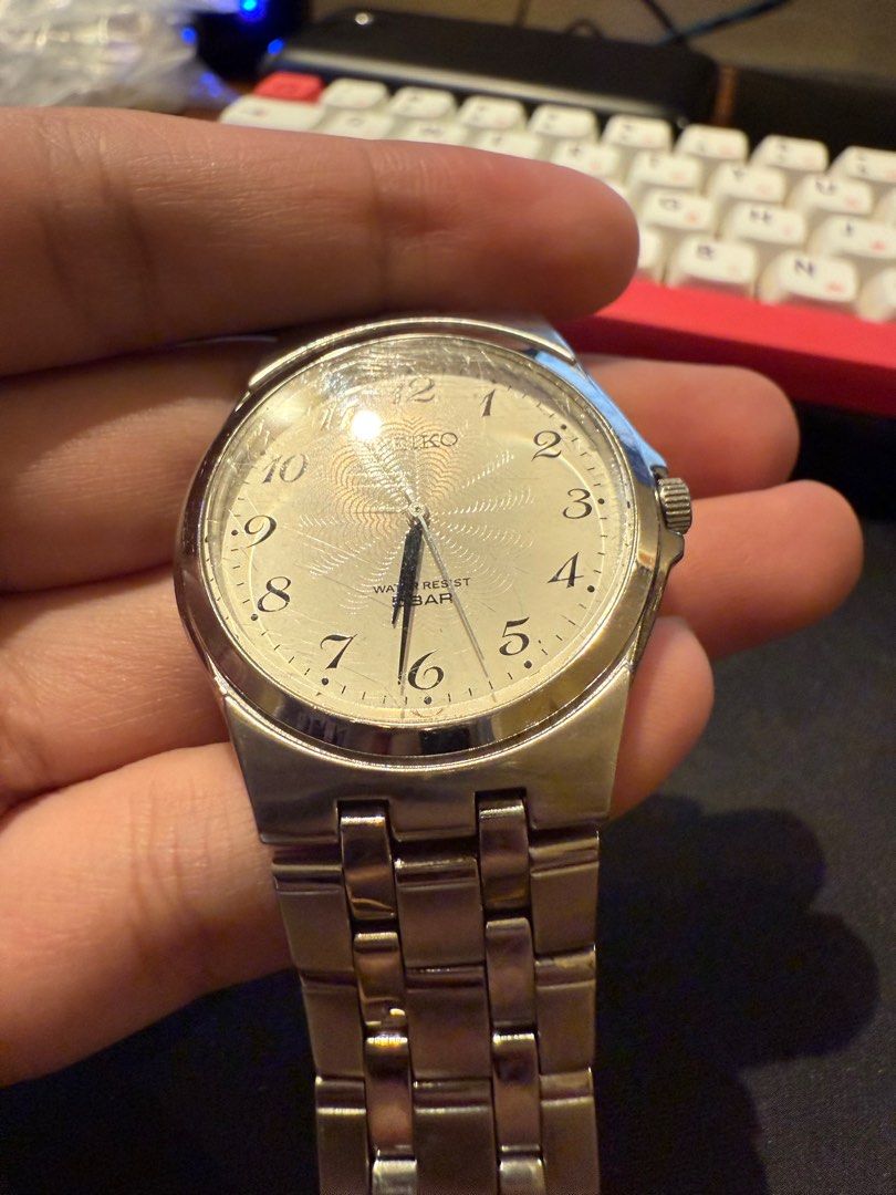 Seiko Spirit 7N01-0EH0 (Category: Men's Watches) located in Quezon City. Submitted by rpwhat (Listing ID 1392221785, Image 3). Description: PRX Alternative!! Seiko Spirit 7N01-0EH0 - Fully Functional - Accurate Time - Clean Dial - Integrated Bracelet - New Battery - All original Issues - Minimal Scratches.