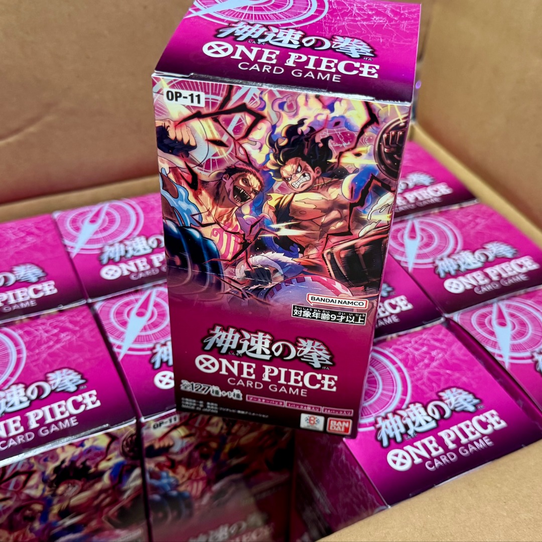 One Piece Card Game OP-11 A Fist Of Divine Speed Booster Box  English  (Bandai, 144 Cards) One Piece Tcg English