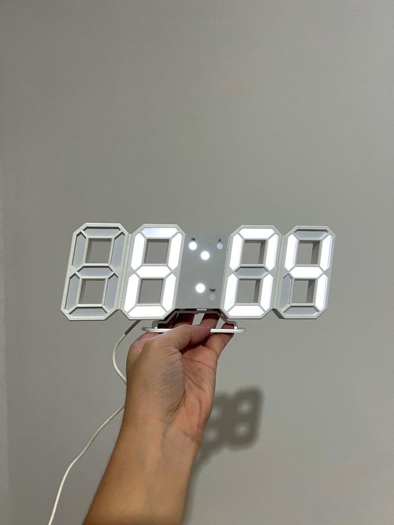 smart digital clock led wall clock alarm home deco (Category: Clocks) located in Rizal. Submitted by javachipkookie (Listing ID 1392268491, Image 1). Description: .