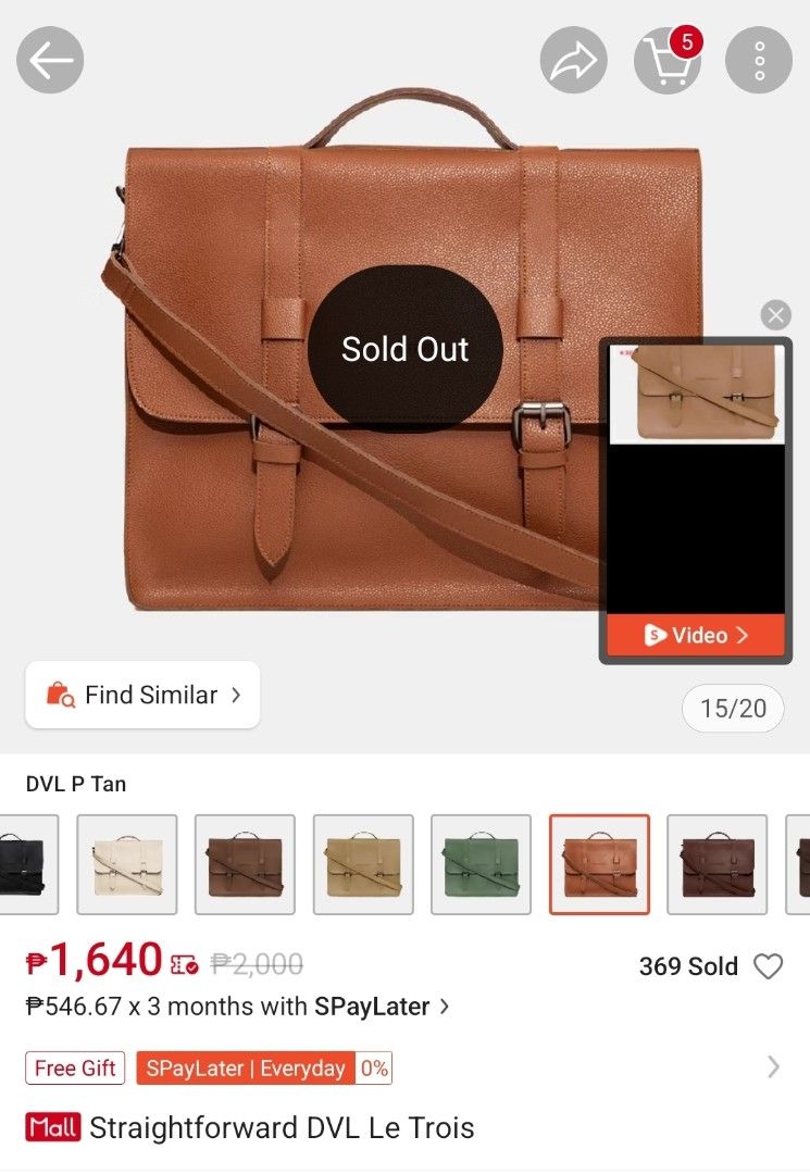 Straightforward 3 in 1 bag (Category: Backpacks) located in Manila. Submitted by sunflowersroses95 (Listing ID 1392216829, Image 3). Description: Straightforward bag Can be a backpack, shoulder bag, and briefcases.