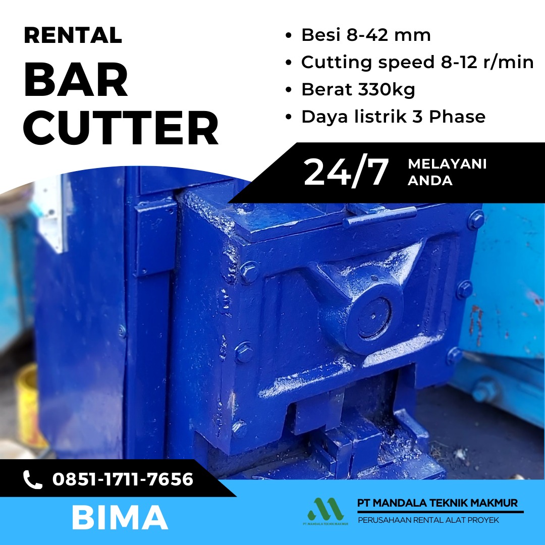 Tempat Sewa Mesin Bar Cutter Pakpak Bharat | PT Mandala Teknik Makmur ...