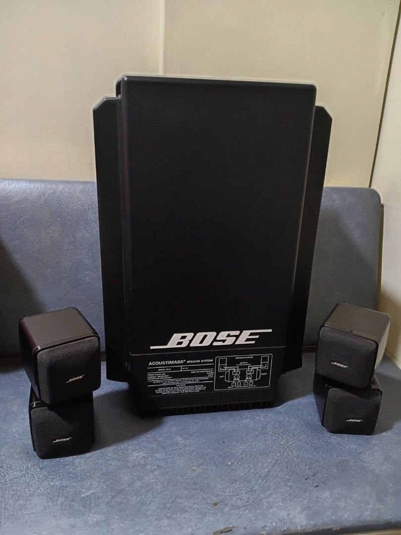 Vintage speaker "BOSE" acoustimass 501z (Category: Soundbars, Speakers & Amplifiers) located in Manila. Submitted by alazlam (Listing ID 1392190821, Image 1). Description: for sale original BOSE Acoustimass 501z tested working 90-95% smooth first owner / personal used impedance : 4 ohms 10 - 200 watts per channel L 13" x W 6.5" x H 20" location : tondo manila MOP : gcash shipping at buyers expense.