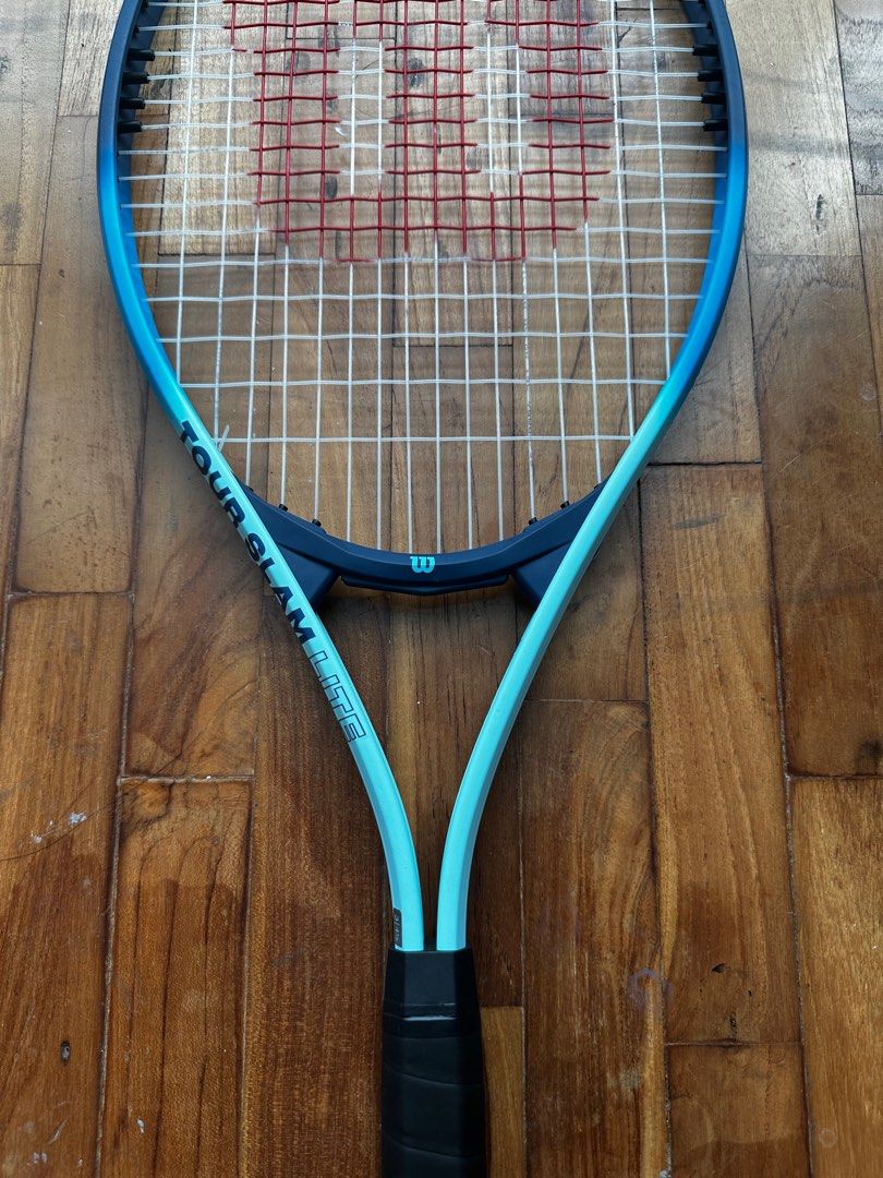 Wilson Tennis Racket Stringing Pattern Wilson Tennis Racket TOUR SLAM LITE Head 112 sq / Weight 291 grams ...