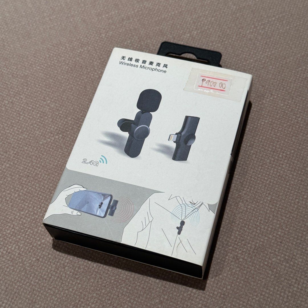 Wireless microphone lightning adaptor (Category: Microphones) located in Manila. Submitted by iamtrustworthy (Listing ID 1392244055, Image 1). Description: Rfs: not compatible with my phone because my phone is type C.
