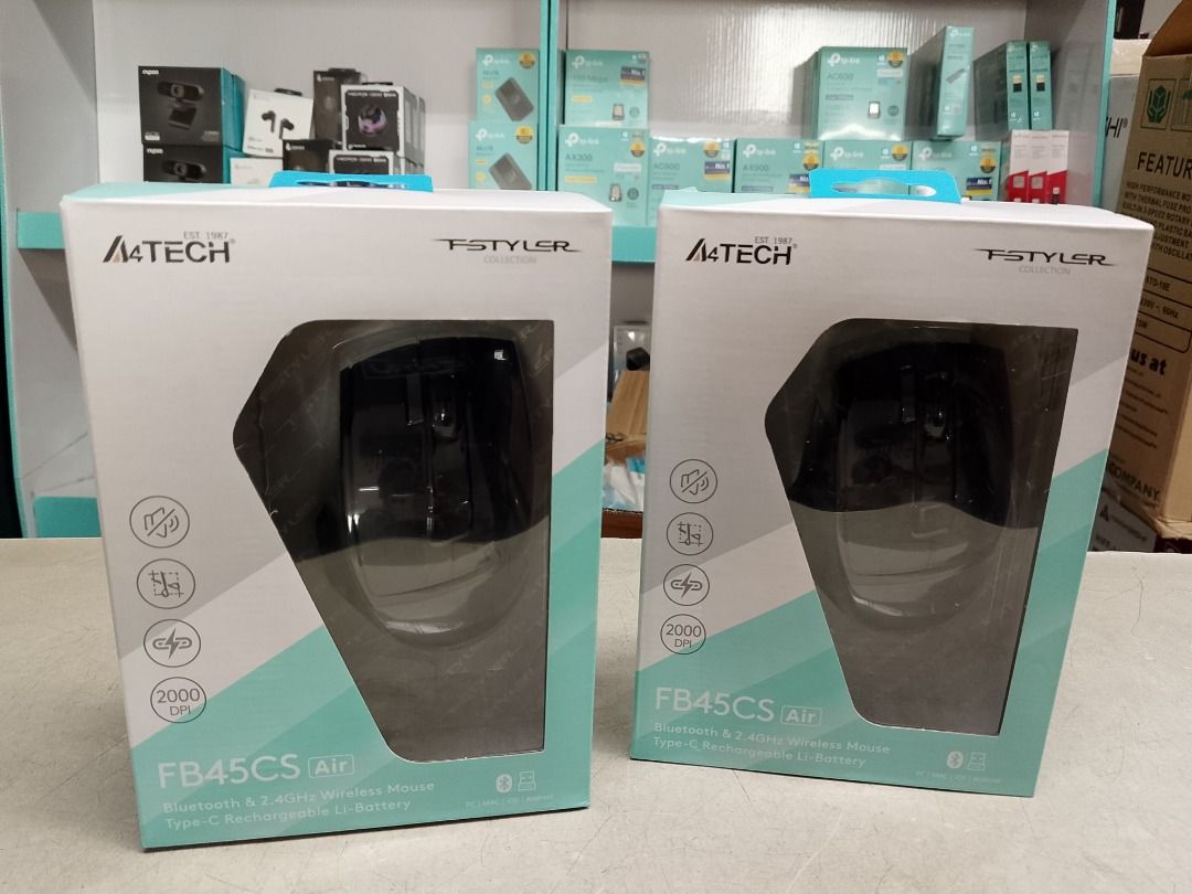 A4Tech FB45CS Air2 Fstyler Bluetooth & Wireless Rechargeable Silent Click Mouse Stone Grey (Category: Mouse & Mousepads) located in Pasig City. Submitted by technofuseofficial (Listing ID 1392320871, Image 1). Description: A4Tech FB45CS Air2 Fstyler Bluetooth & Wireless Rechargeable Silent Click Mouse Stone Grey Brand New and Original Items Store Location: 4F Unit 402, 604 Shaw Boulevard, Barangay Kapitolyo, Pasig City Same Day Delivery: - Lalamo